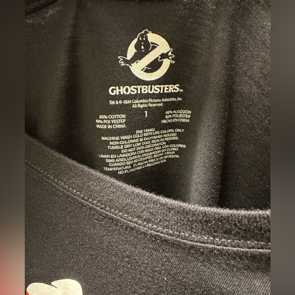 Torrid Ghostbusters Classic Logo Graphic Tee – Black – Size 1 (1X / 14–16) - Picture 6 of 11